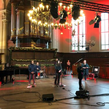 Kerstviering in de Noorderkerk.